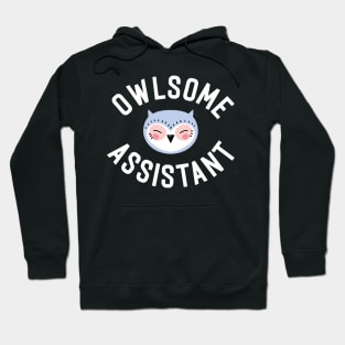 Owlsome Assistant Pun - Funny Gift Idea Hoodie